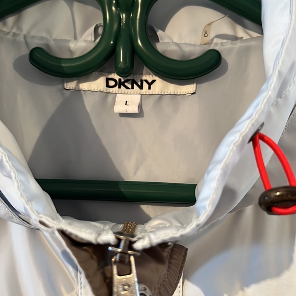 DKNY Light Blue Jacket | Size L - Picture 4 of 11